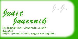 judit jauernik business card